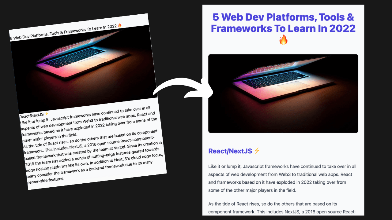 How To Style Blogs/CMS Data Auto-Magically with Tailwind CSS 🤩